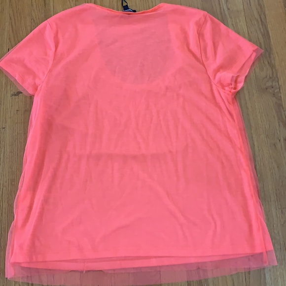 DKNY salmon scoop neck size LARGE NWT - Picture 4 of 5